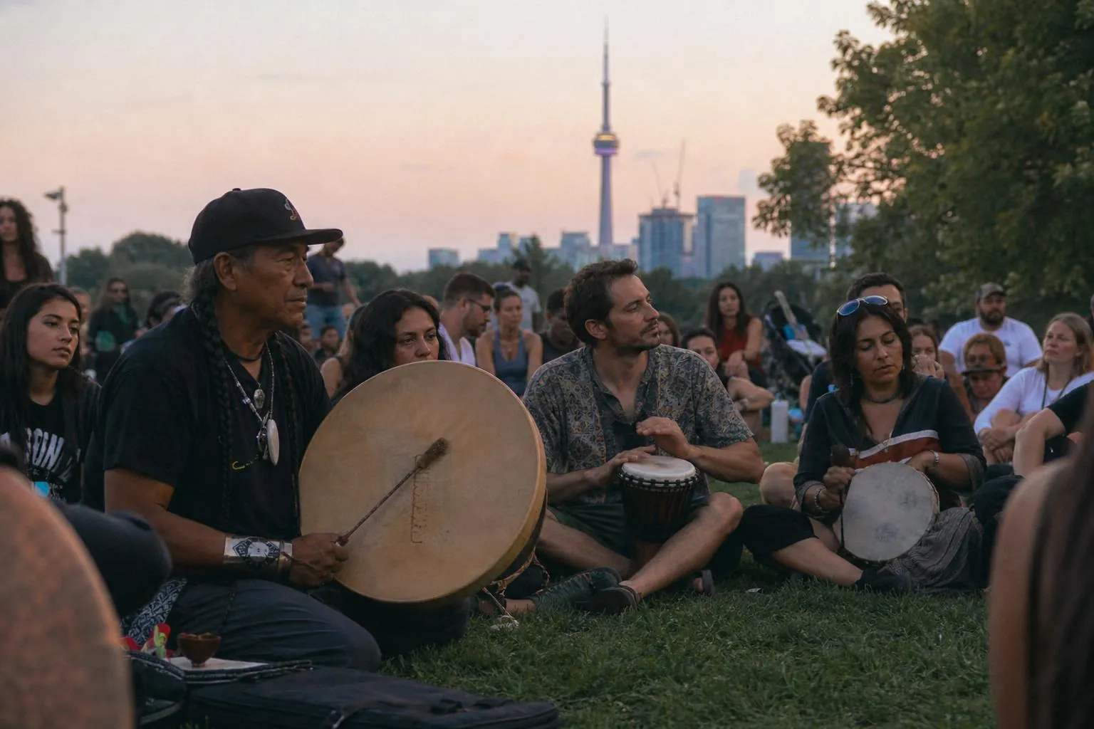 Sundown rhythms at Trinity Bellwoods